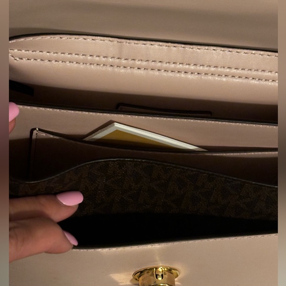 Michael Kors Bag monogram brown and pink - Picture 2 of 4